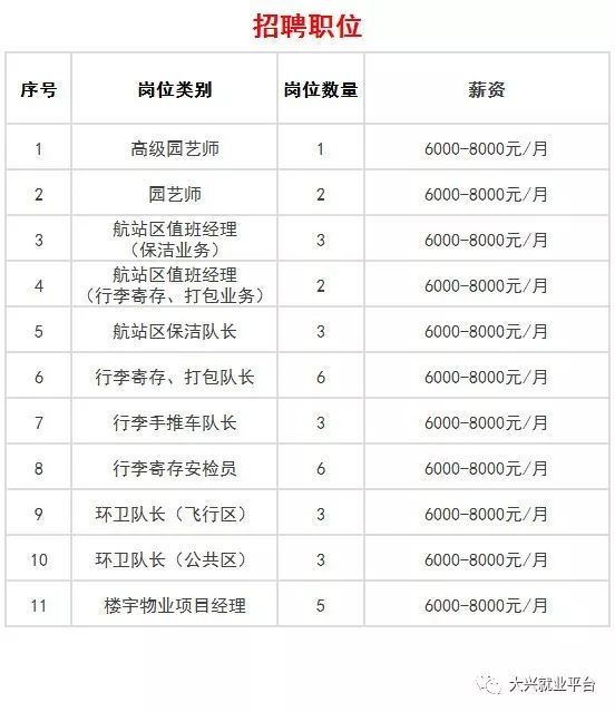 北京大兴国际机场招聘啦！689个岗位等你来