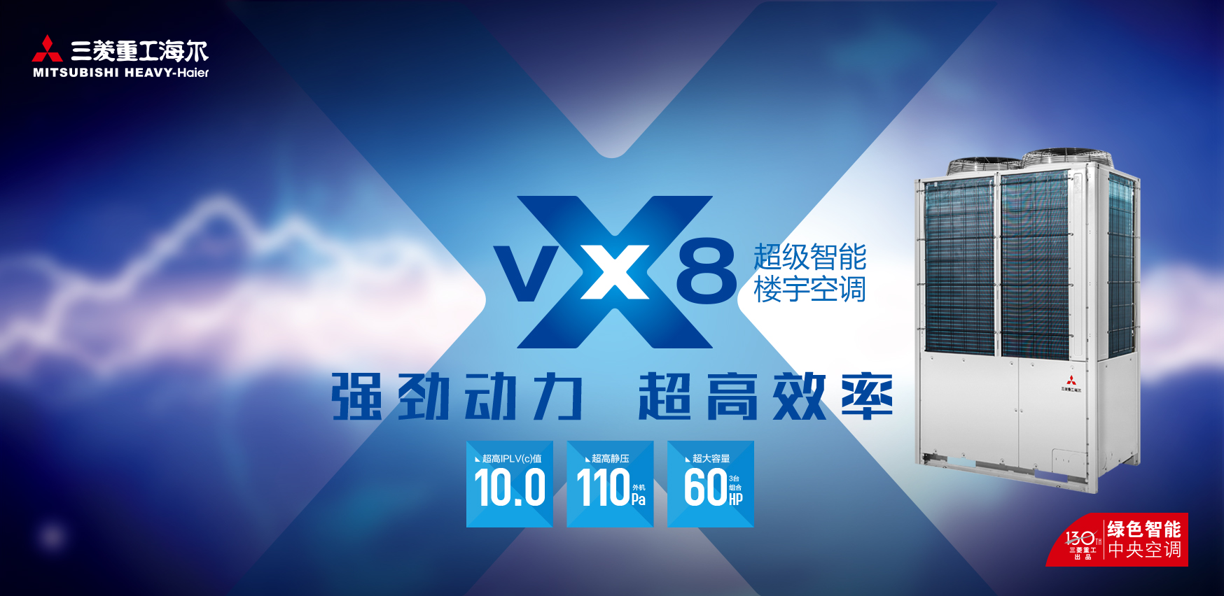 商用空间全适配 三菱重工海尔VX8智能楼宇空调实力多面手