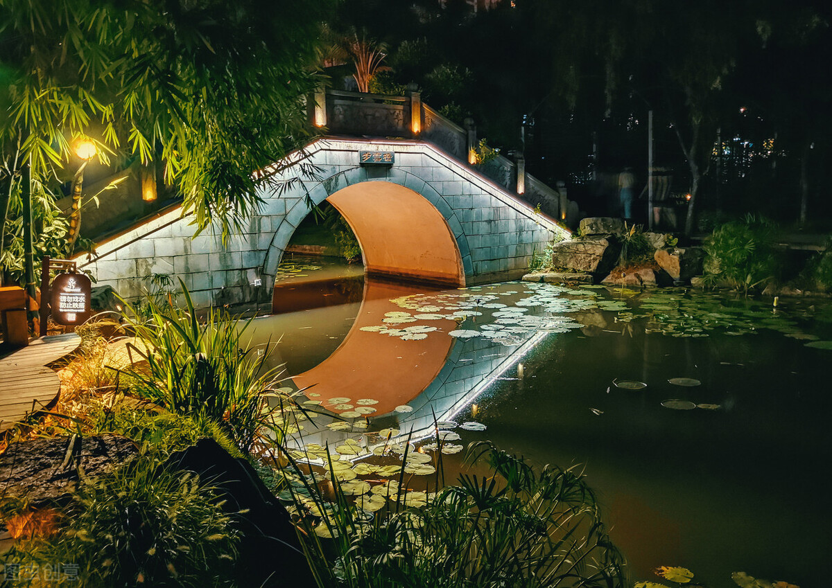 城市夜景亮化工程—植物泛光照明