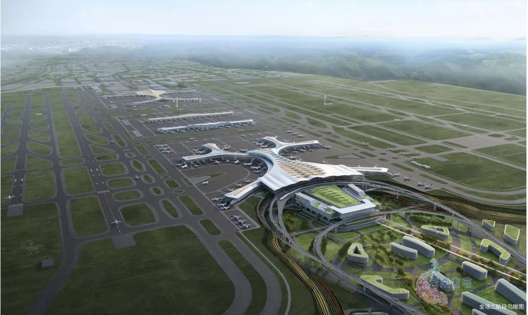 世界级航空枢纽！长水机场改扩建工程设计方案曝光！S1卫星厅明年投用