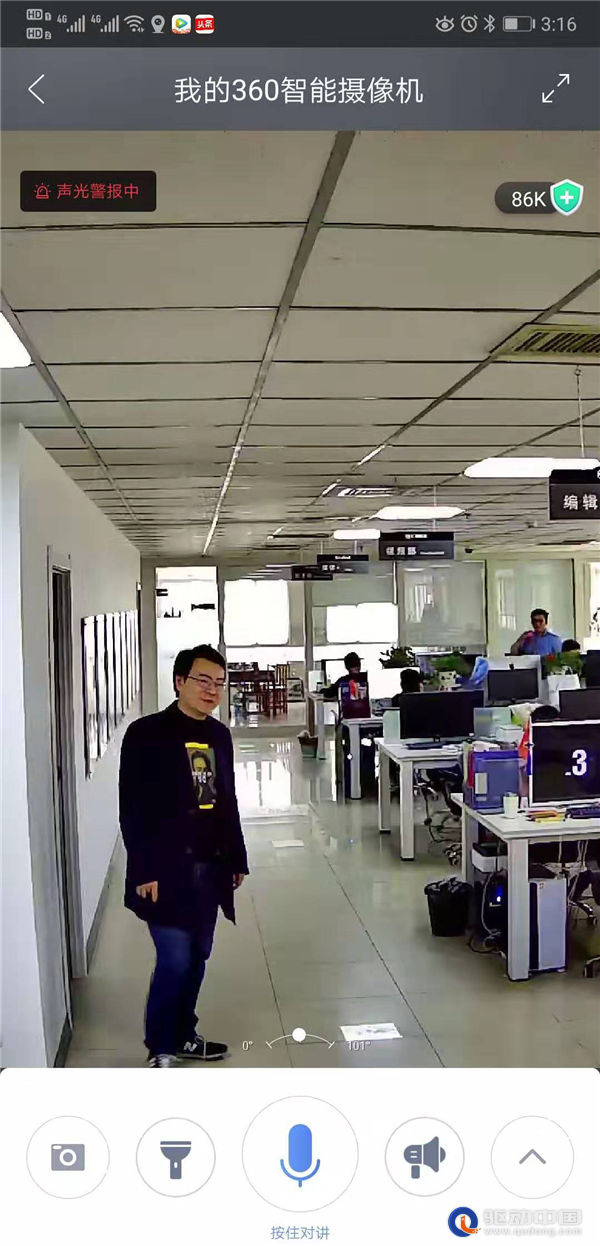 360智能摄像机红色警戒标准版评测：这是一款让不法分子胆寒的安防监控