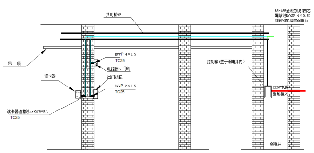 楼宇对讲门禁安装图样分享