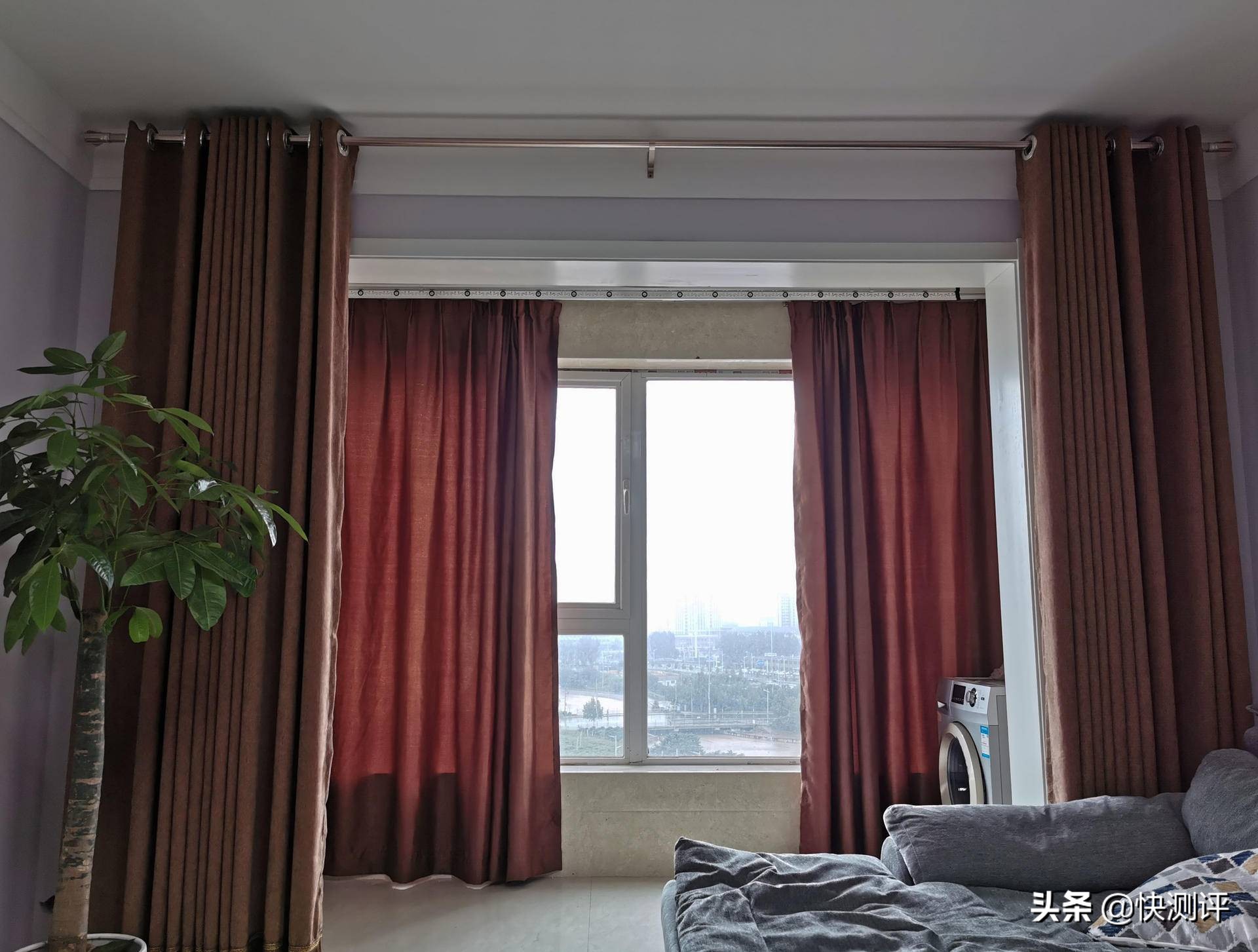 杜亚智能窗帘DH3使用报告，智能控制让生活充满诗意
