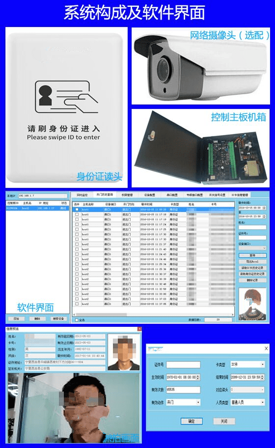 联网门禁_门禁一体机的联网_485联网门禁