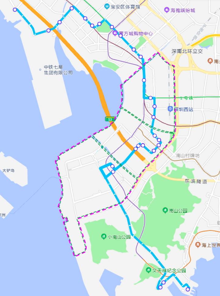 深圳龙岗m810公交经过哪些站台_智能公交站台_武汉智能公交