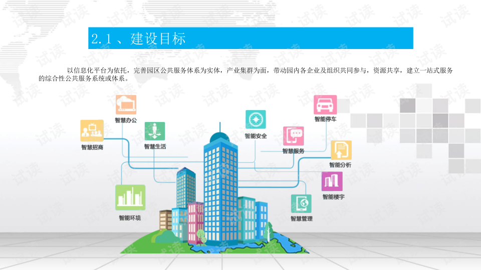 智慧园区园区规划解决方案_管理科学 分期合理 远近结合 园区_智慧园区和楼宇自控结合