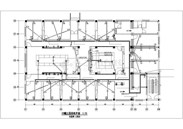 楼宇对讲系统图纸 cad_南京楼宇亮化设计_楼宇自控图纸设计