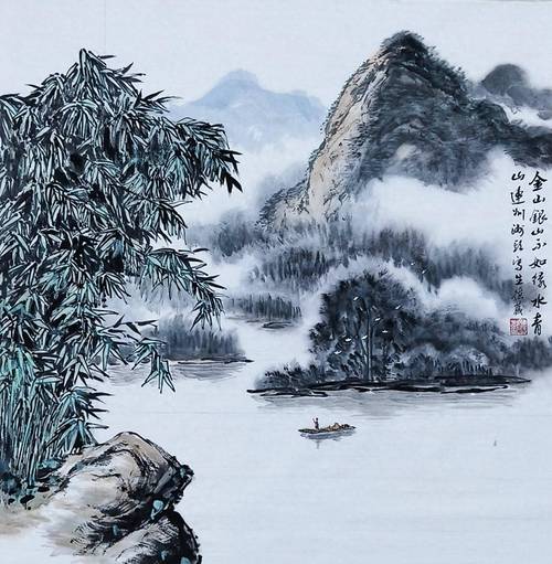 芸術的概念のフリーハンド中国の絵画_芸術的概念の中国の絵画_